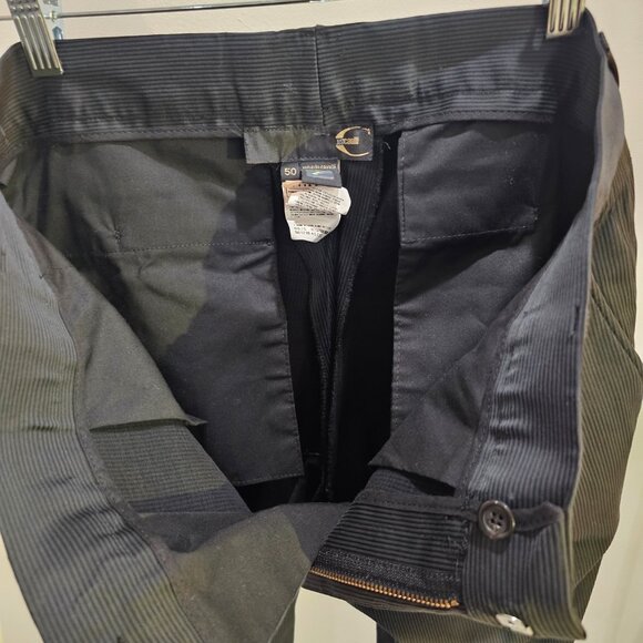 Just Cavalli 2-Pc Black Stripe Suit (Lined Jacket w/Inner Pockets) - Picture 7 of 9